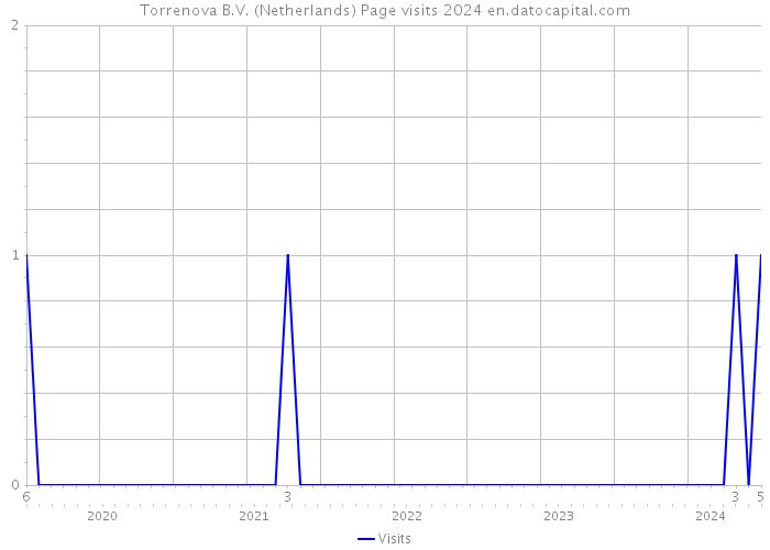 Torrenova B.V. (Netherlands) Page visits 2024 