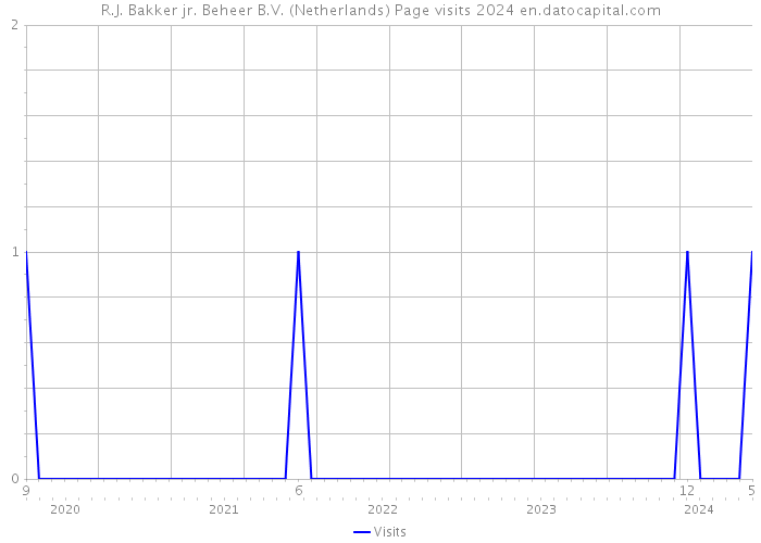 R.J. Bakker jr. Beheer B.V. (Netherlands) Page visits 2024 