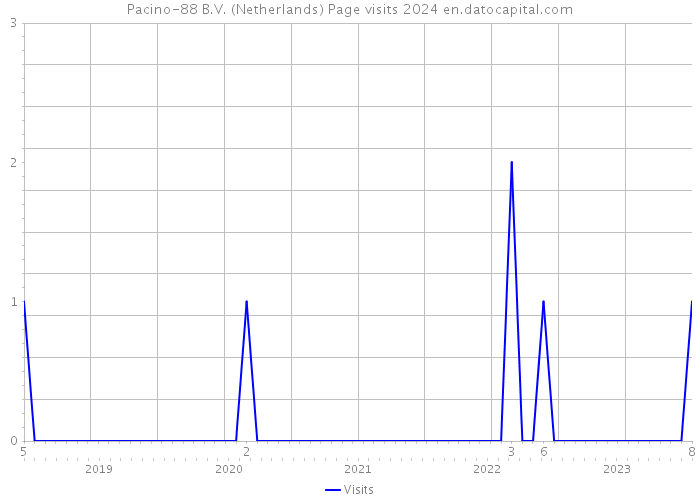 Pacino-88 B.V. (Netherlands) Page visits 2024 