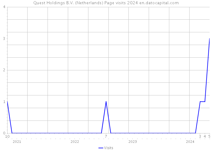 Quest Holdings B.V. (Netherlands) Page visits 2024 