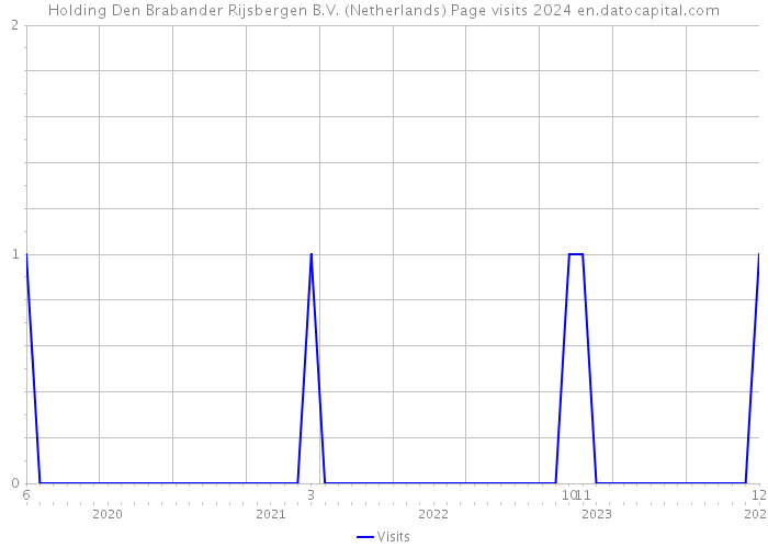 Holding Den Brabander Rijsbergen B.V. (Netherlands) Page visits 2024 