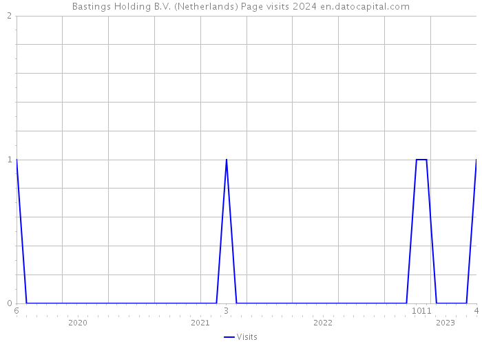 Bastings Holding B.V. (Netherlands) Page visits 2024 