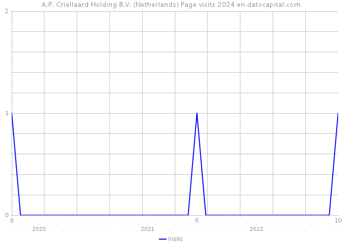 A.P. Criellaard Holding B.V. (Netherlands) Page visits 2024 