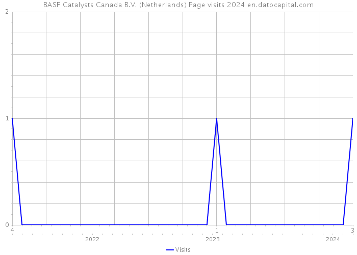 BASF Catalysts Canada B.V. (Netherlands) Page visits 2024 