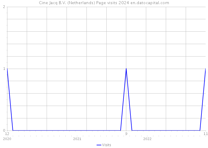 Cine Jacq B.V. (Netherlands) Page visits 2024 