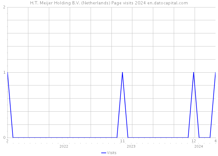 H.T. Meijer Holding B.V. (Netherlands) Page visits 2024 