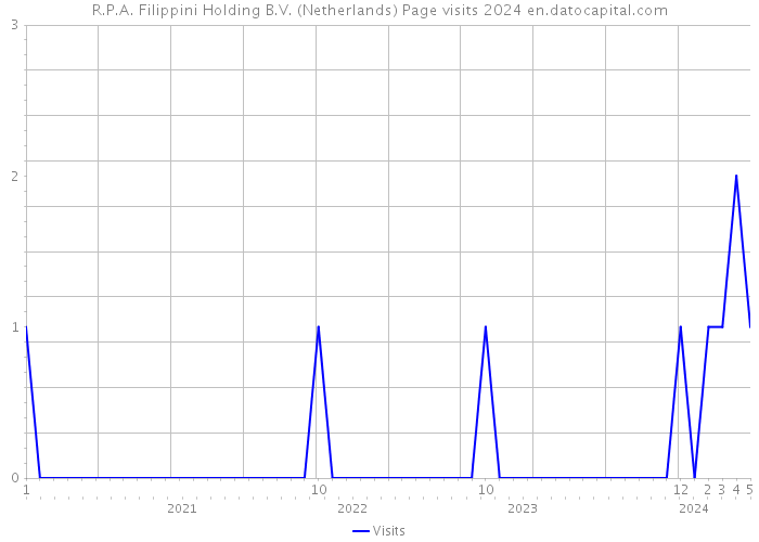 R.P.A. Filippini Holding B.V. (Netherlands) Page visits 2024 