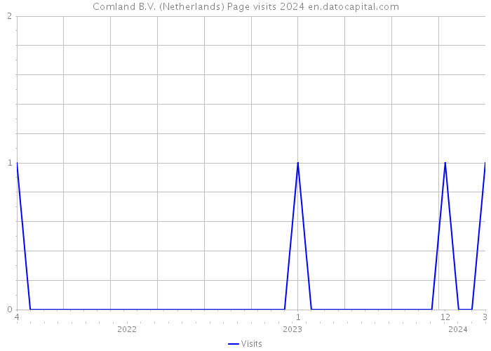 Comland B.V. (Netherlands) Page visits 2024 