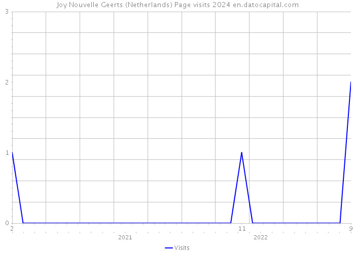 Joy Nouvelle Geerts (Netherlands) Page visits 2024 