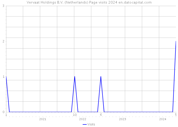 Vervaat Holdings B.V. (Netherlands) Page visits 2024 