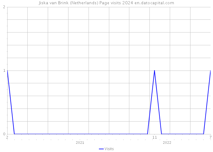 Jiska van Brink (Netherlands) Page visits 2024 