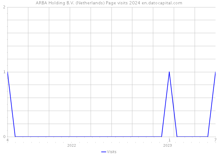 ARBA Holding B.V. (Netherlands) Page visits 2024 