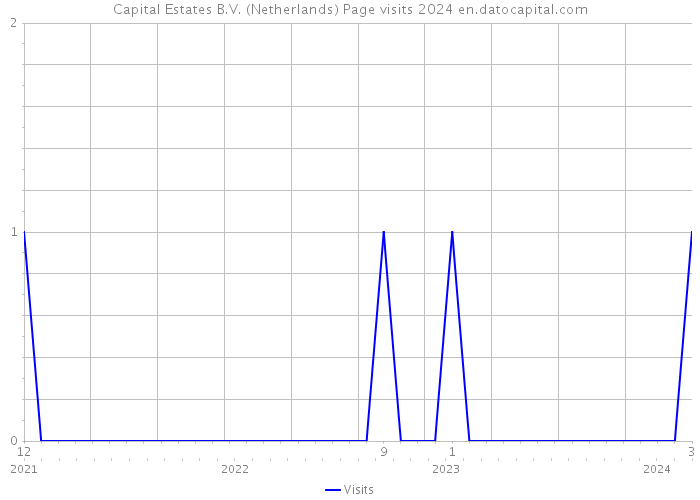 Capital Estates B.V. (Netherlands) Page visits 2024 