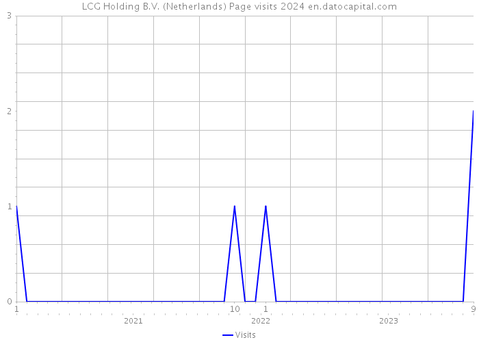 LCG Holding B.V. (Netherlands) Page visits 2024 
