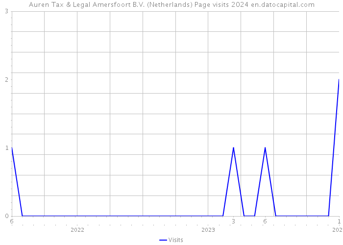 Auren Tax & Legal Amersfoort B.V. (Netherlands) Page visits 2024 