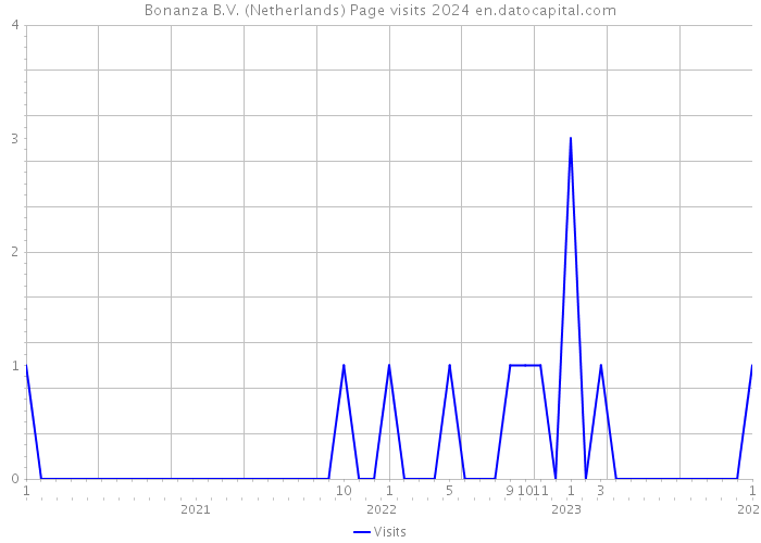 Bonanza B.V. (Netherlands) Page visits 2024 