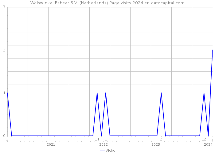 Wolswinkel Beheer B.V. (Netherlands) Page visits 2024 