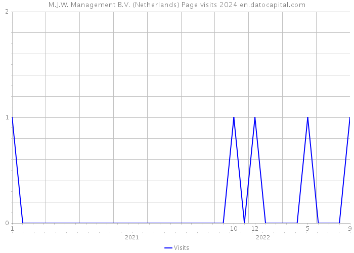 M.J.W. Management B.V. (Netherlands) Page visits 2024 