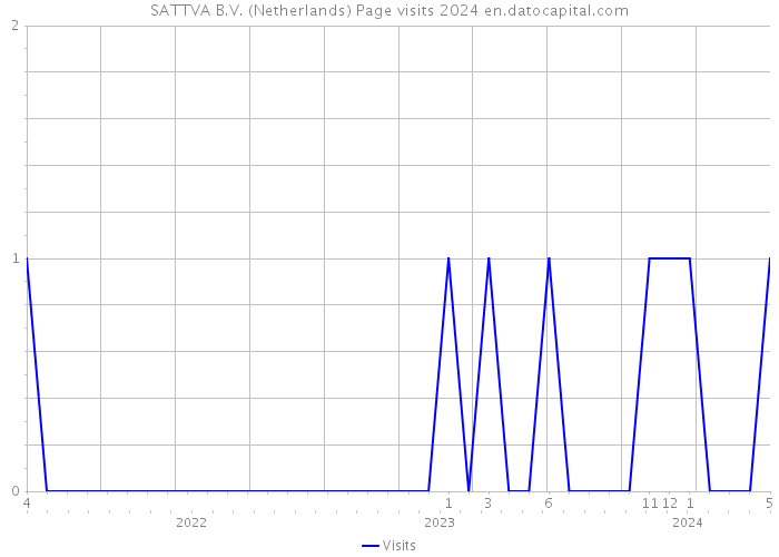 SATTVA B.V. (Netherlands) Page visits 2024 