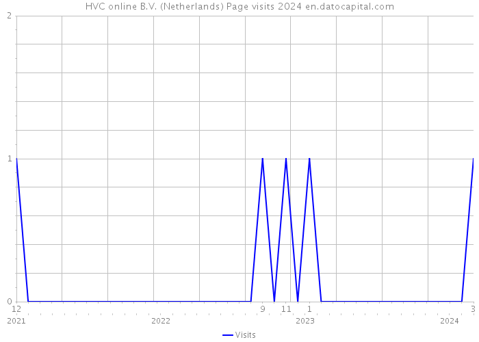 HVC online B.V. (Netherlands) Page visits 2024 