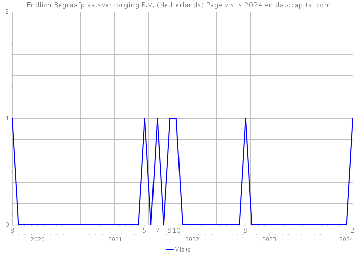Endlich Begraafplaatsverzorging B.V. (Netherlands) Page visits 2024 