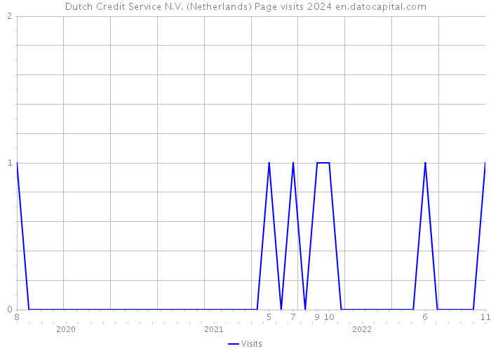 Dutch Credit Service N.V. (Netherlands) Page visits 2024 