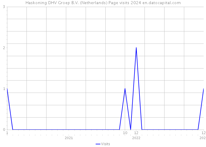 Haskoning DHV Groep B.V. (Netherlands) Page visits 2024 