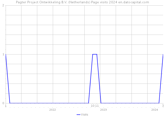 Pagter Project Ontwikkeling B.V. (Netherlands) Page visits 2024 