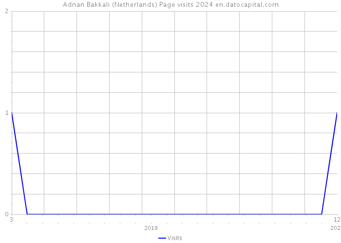 Adnan Bakkali (Netherlands) Page visits 2024 