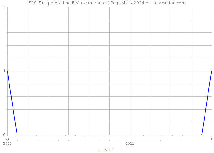 B2C Europe Holding B.V. (Netherlands) Page visits 2024 