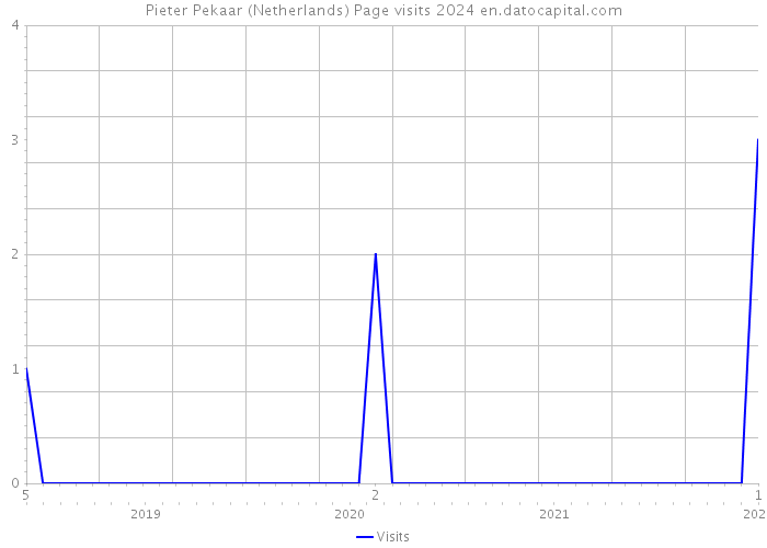 Pieter Pekaar (Netherlands) Page visits 2024 
