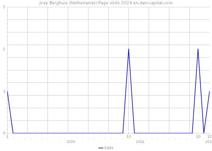 Joep Berghuis (Netherlands) Page visits 2024 