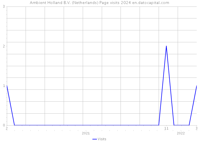 Ambient Holland B.V. (Netherlands) Page visits 2024 