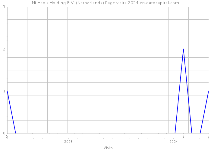 Ni Hao's Holding B.V. (Netherlands) Page visits 2024 