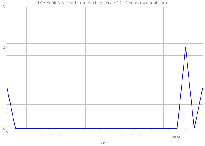 DSB Bank N.V. (Netherlands) Page visits 2024 