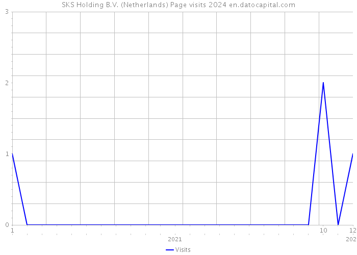 SKS Holding B.V. (Netherlands) Page visits 2024 
