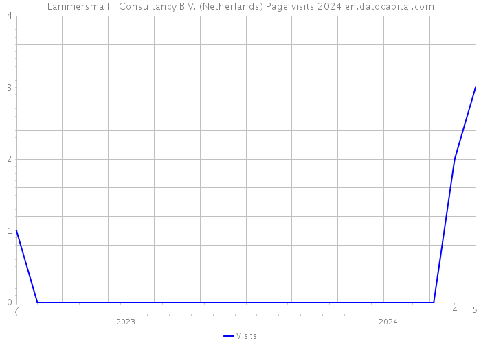 Lammersma IT Consultancy B.V. (Netherlands) Page visits 2024 