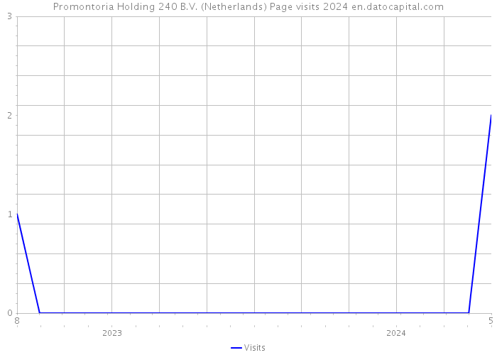 Promontoria Holding 240 B.V. (Netherlands) Page visits 2024 