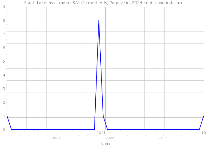 South Lake Investments B.V. (Netherlands) Page visits 2024 