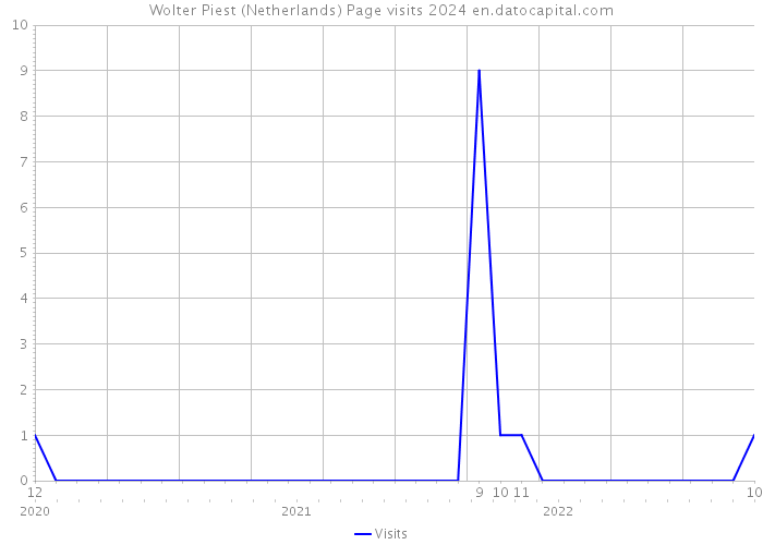 Wolter Piest (Netherlands) Page visits 2024 