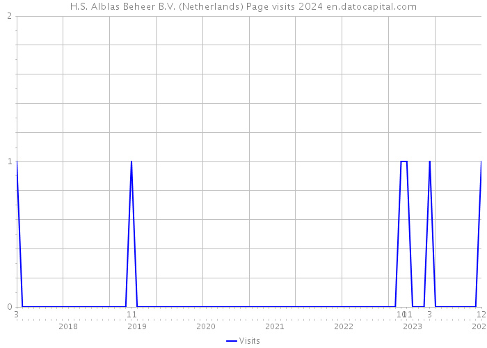 H.S. Alblas Beheer B.V. (Netherlands) Page visits 2024 