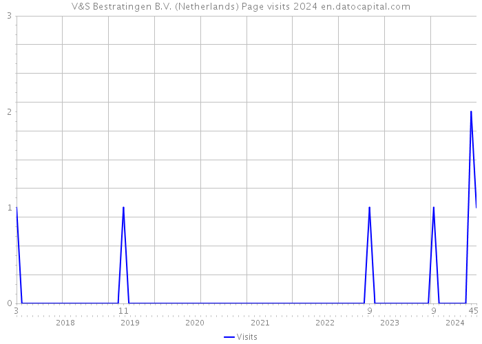 V&S Bestratingen B.V. (Netherlands) Page visits 2024 