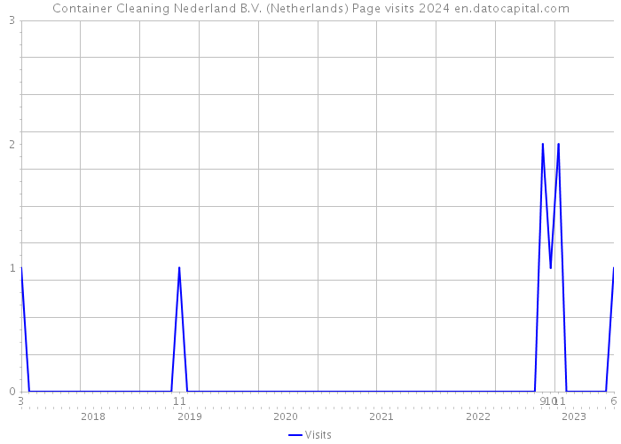 Container Cleaning Nederland B.V. (Netherlands) Page visits 2024 