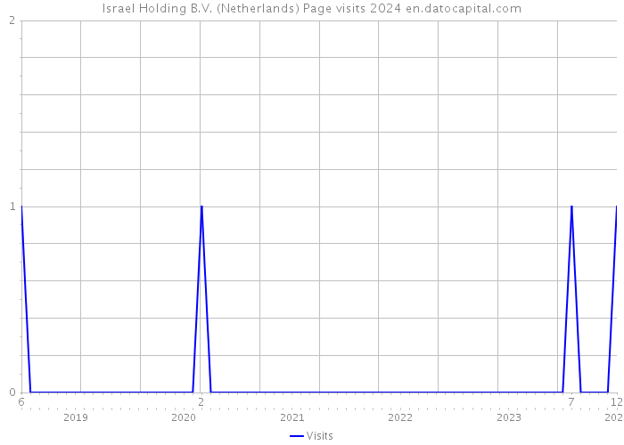 Israel Holding B.V. (Netherlands) Page visits 2024 