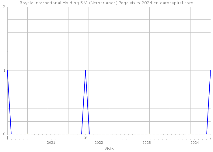 Royale International Holding B.V. (Netherlands) Page visits 2024 