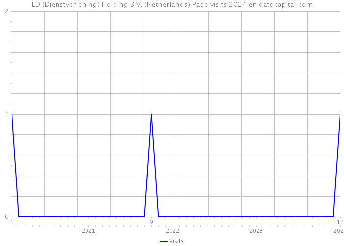 LD (Dienstverlening) Holding B.V. (Netherlands) Page visits 2024 
