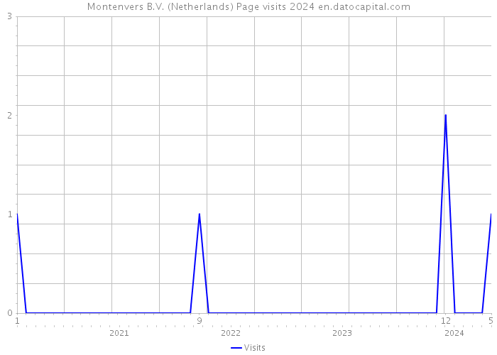 Montenvers B.V. (Netherlands) Page visits 2024 
