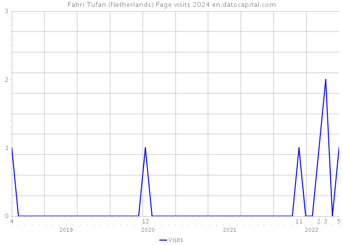 Fahri Tufan (Netherlands) Page visits 2024 