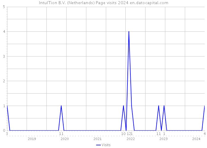 IntuITion B.V. (Netherlands) Page visits 2024 