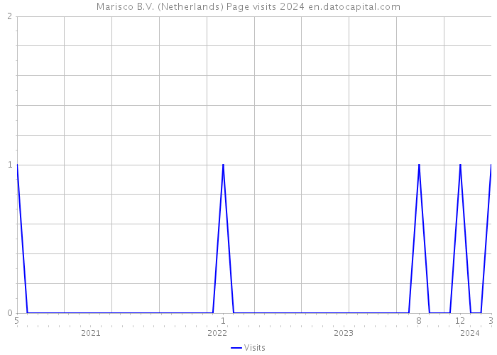Marisco B.V. (Netherlands) Page visits 2024 